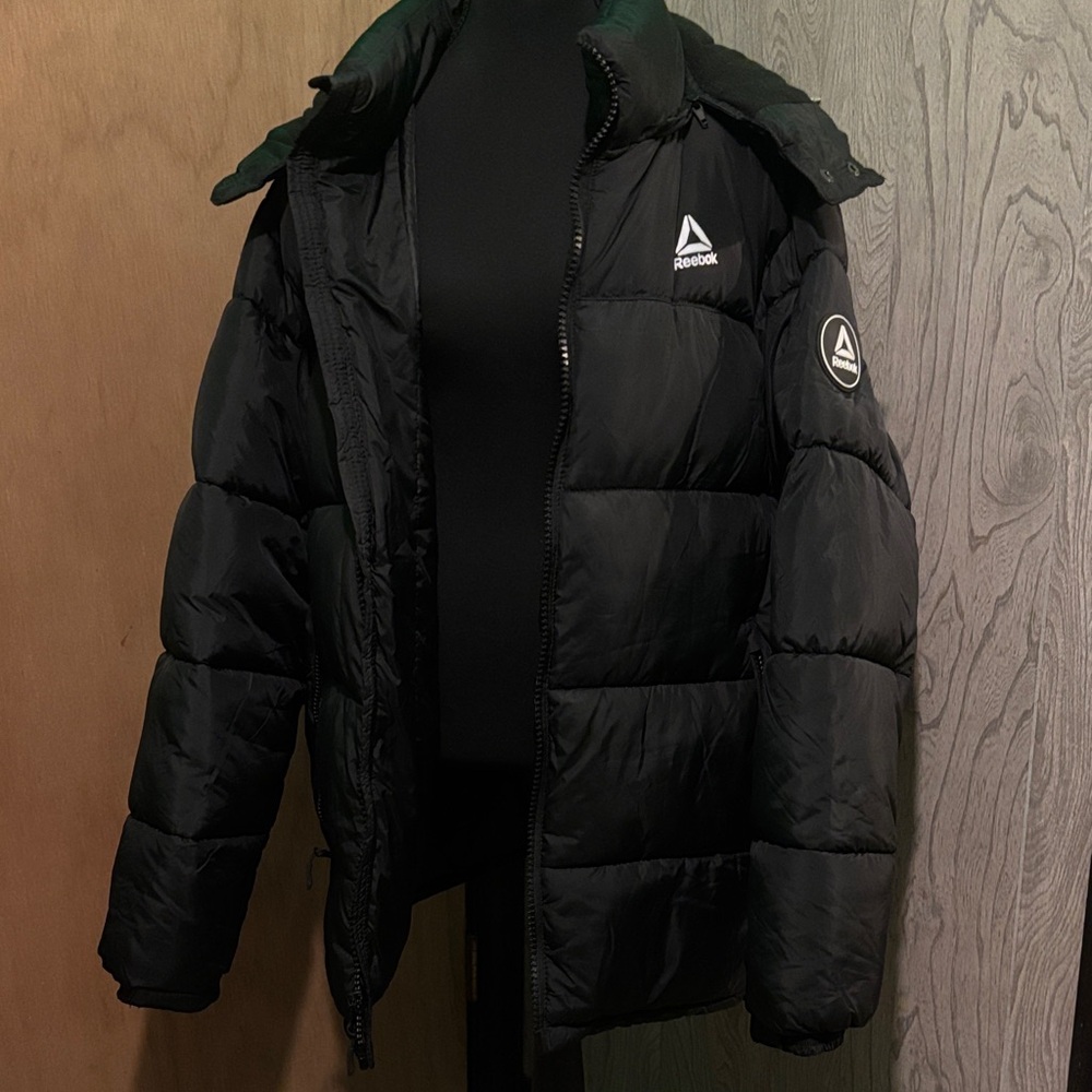 Reebok Black Quilted Jacket